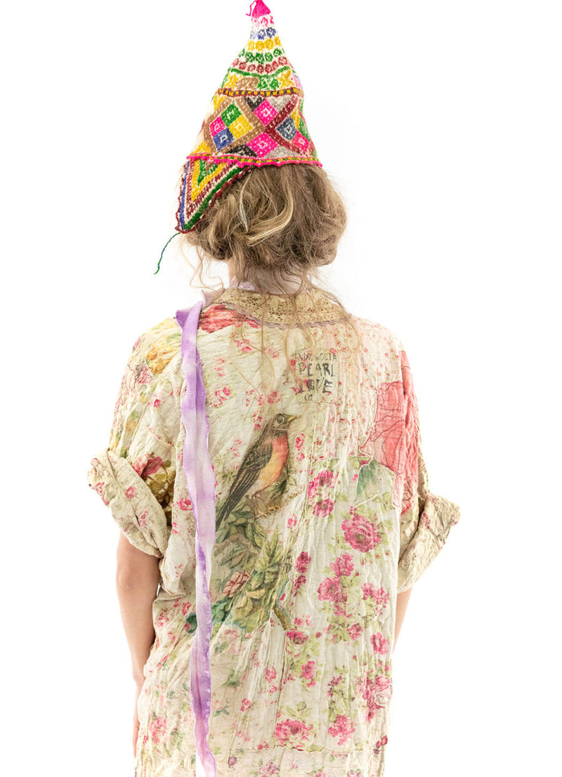 Magnolia Pearl Quilited Floral Patchwork Vijji Kimono