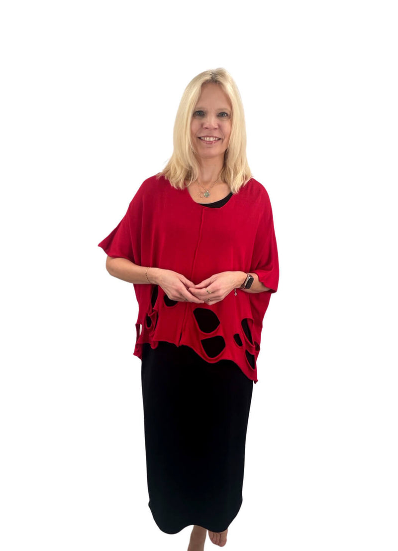 B&K Moda Sheer Pullover