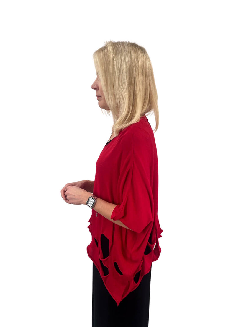 B&K Moda Sheer Pullover