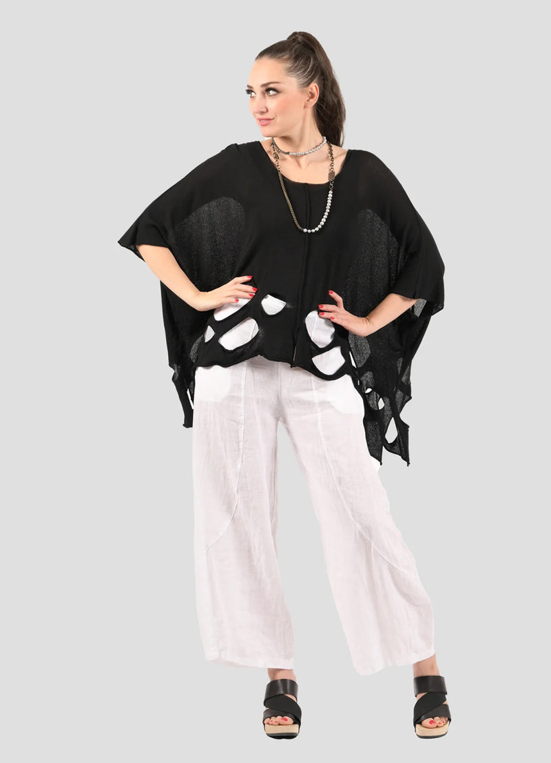 B&K Moda Sheer Pullover