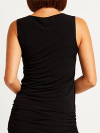 Planet Matte Jersey Ruche Tank