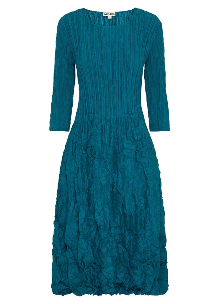 Alquema three fourths sleeve smash dress