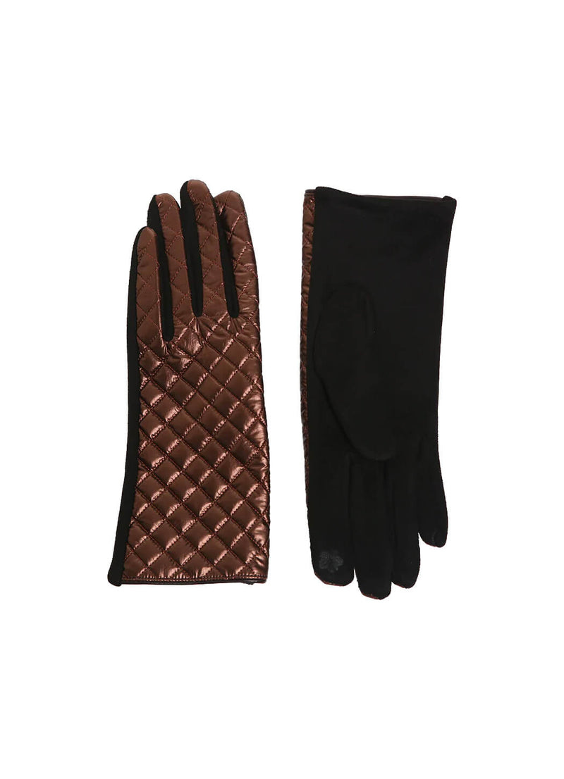 Justin Gregory Abby Quilted Puffer Gloves