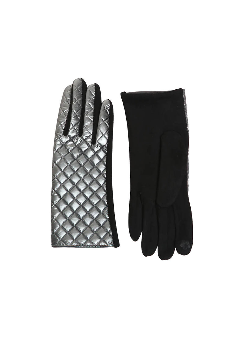 Justin Gregory Abby Quilted Puffer Gloves