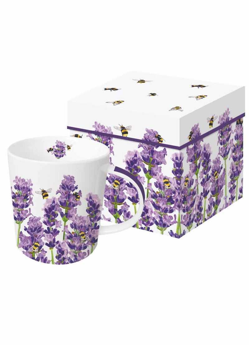 Mug in a Gift Box - Bees & Lavender