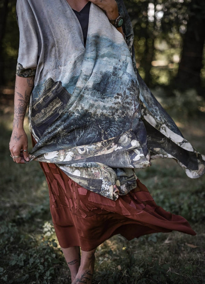 Market of Stars Castles In The Air Bamboo Bohemian Starduster Kimono