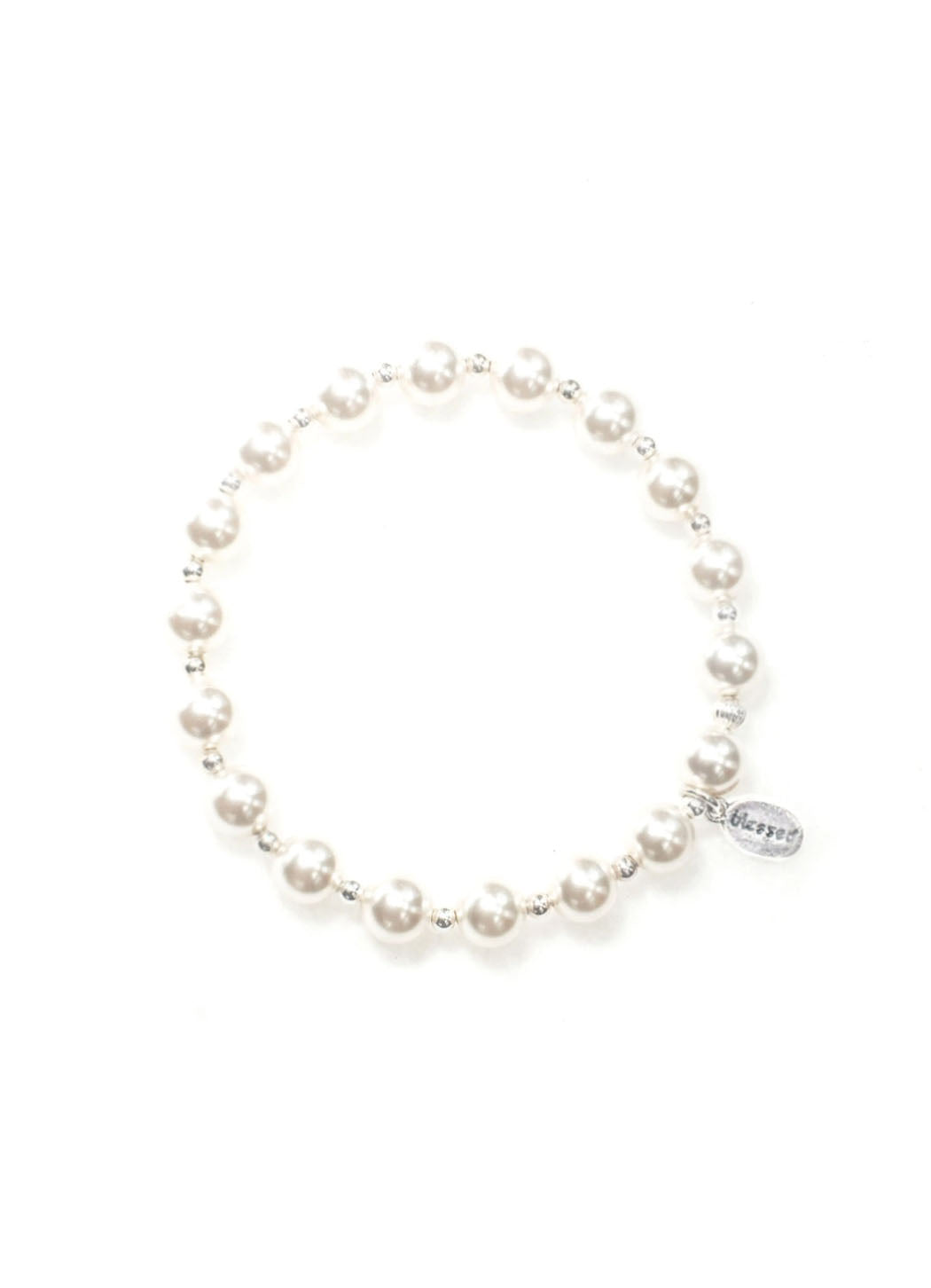 Blessing Bracelet Count Your Blessings In White Pearl