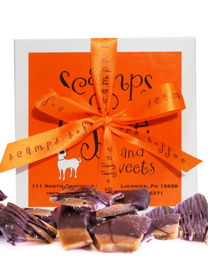 Scamps Toffee Dark Chocolate Toffee Box