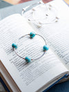 Blessing Bracelet in Blue Jasper 12mm Beads
