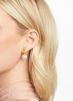 Julie Vos Bee Pearl Drop Earrings