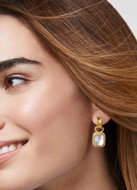 Julie Vos Marbella Hoop & Charm Earrings