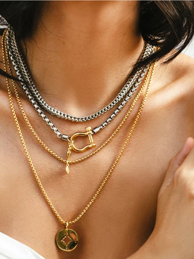 Artizan Joyeria Herradura Layered Necklace Set – Details Direct