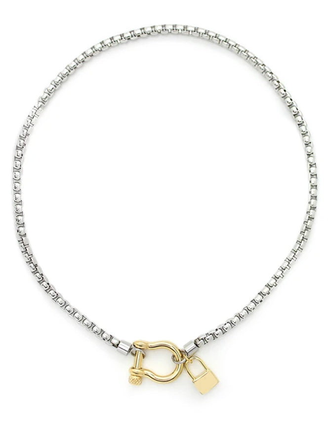 Artizan Joyeria Herradura Lock Single Necklace