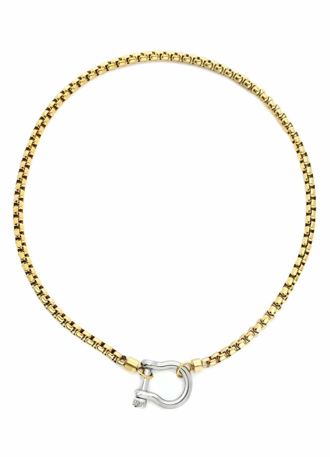 Artizan Joyeria Maxi Lock Necklace