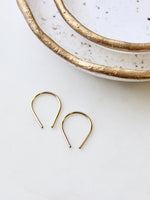 Hello Adorn Tiny Horseshoe Earrings