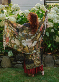 Market of Stars I Dream In Flowers Bamboo Scarf with Bees
