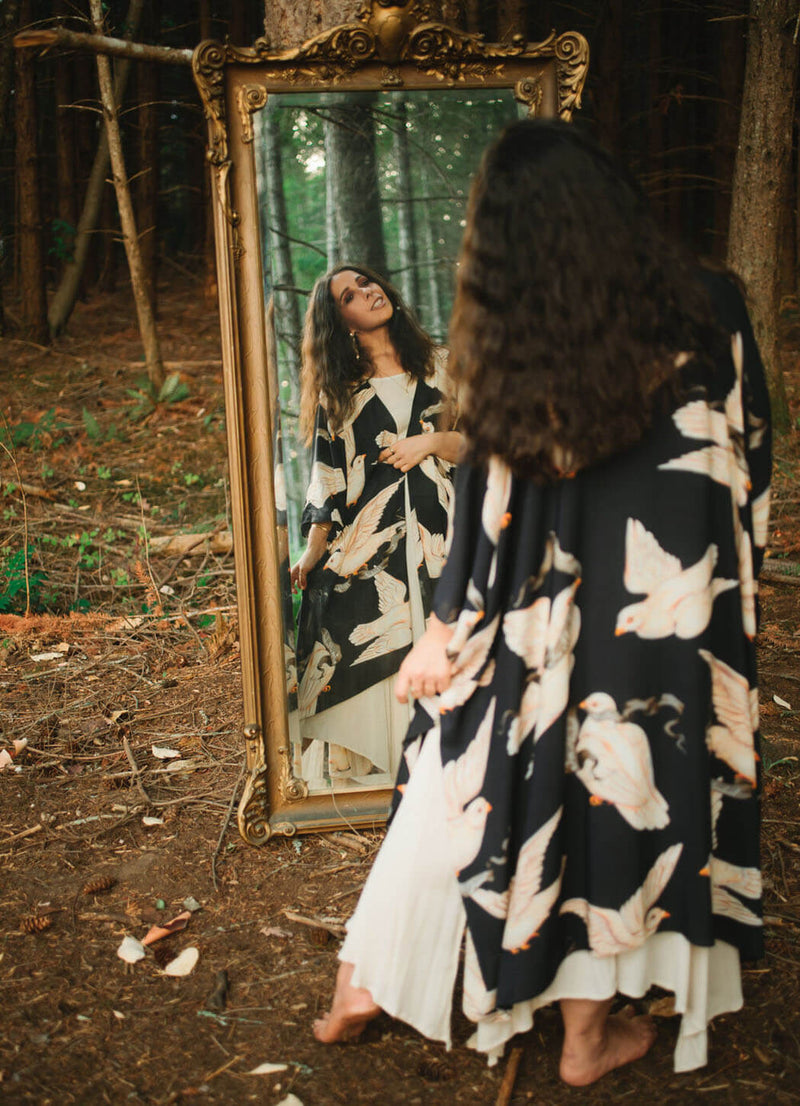 Market of Stars In Stardust We Trust Bamboo Kimono