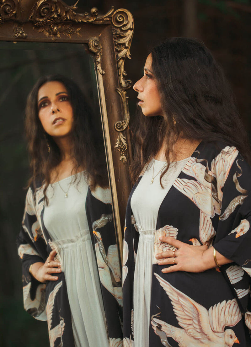 Market of Stars In Stardust We Trust Bamboo Kimono