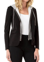 Liverpool Boyfriend Blazer with Removable Hood
