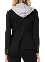 Liverpool Boyfriend Blazer with Removable Hood