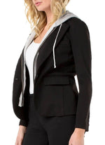 Liverpool Boyfriend Blazer with Removable Hood
