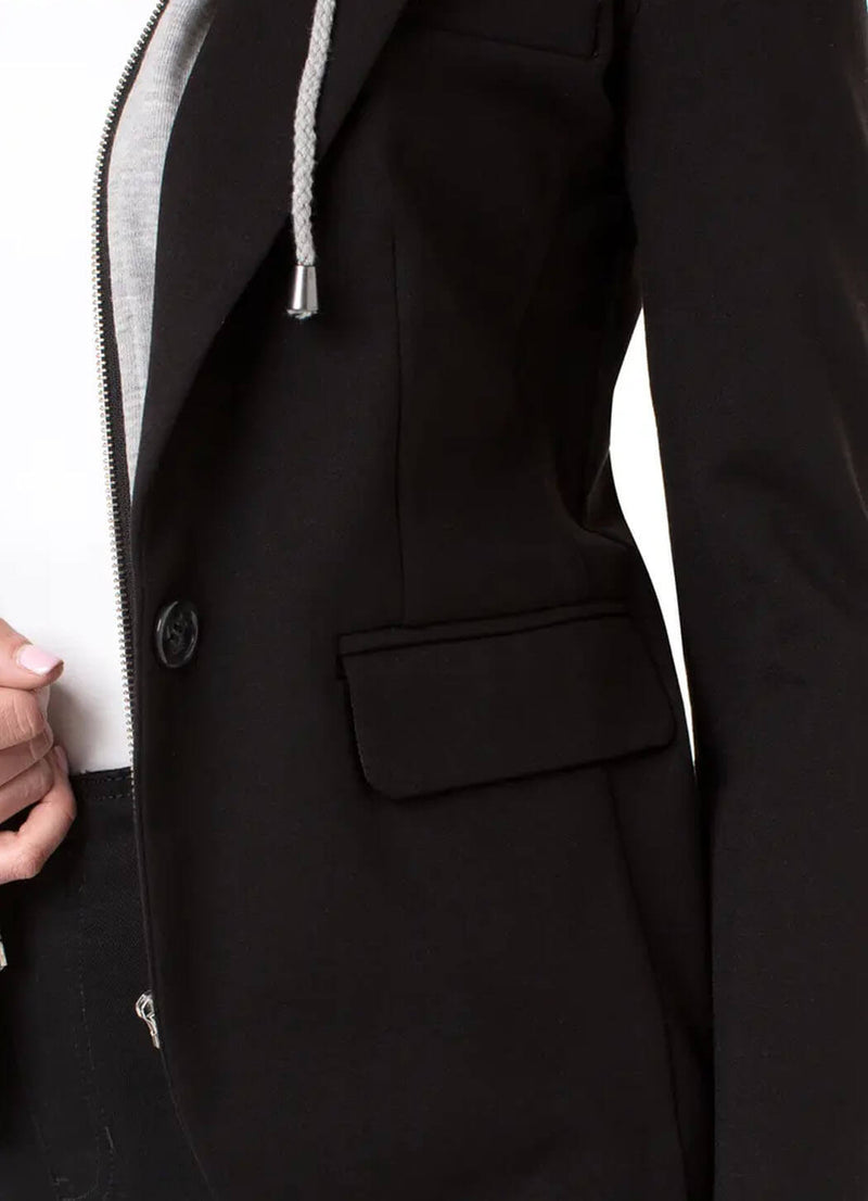 Liverpool Boyfriend Blazer with Removable Hood