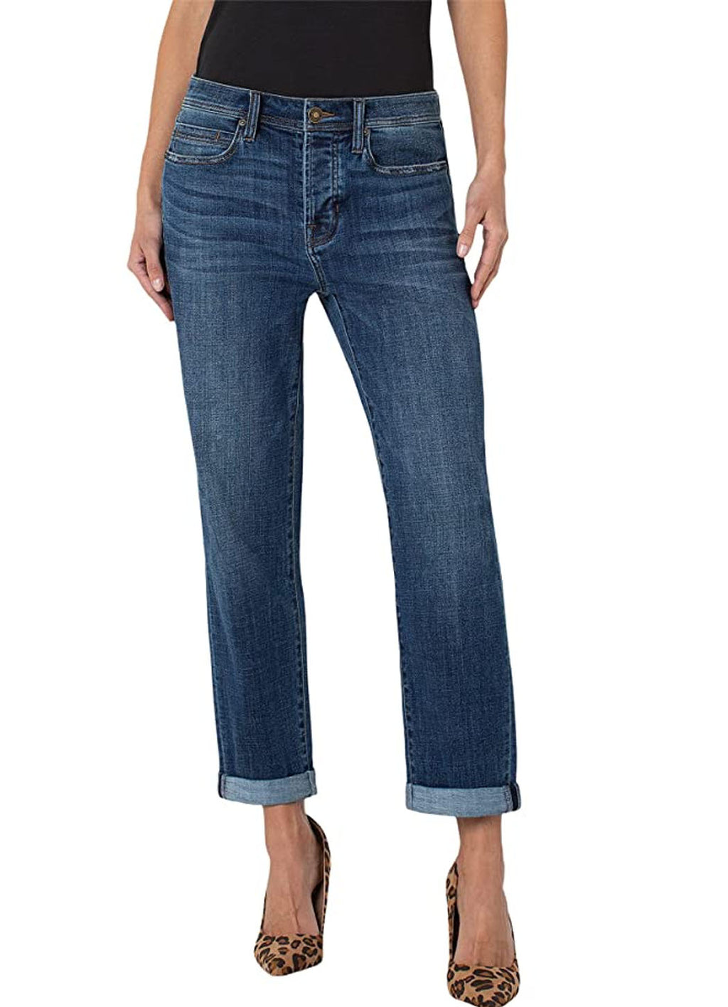 Liverpool Keeper Boyfriend Rolled Cuff Jean