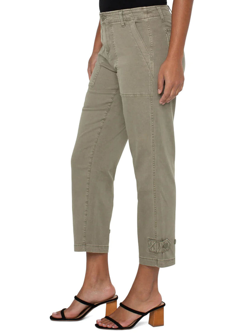 Liverpool Utility Cropped Cargo Pant