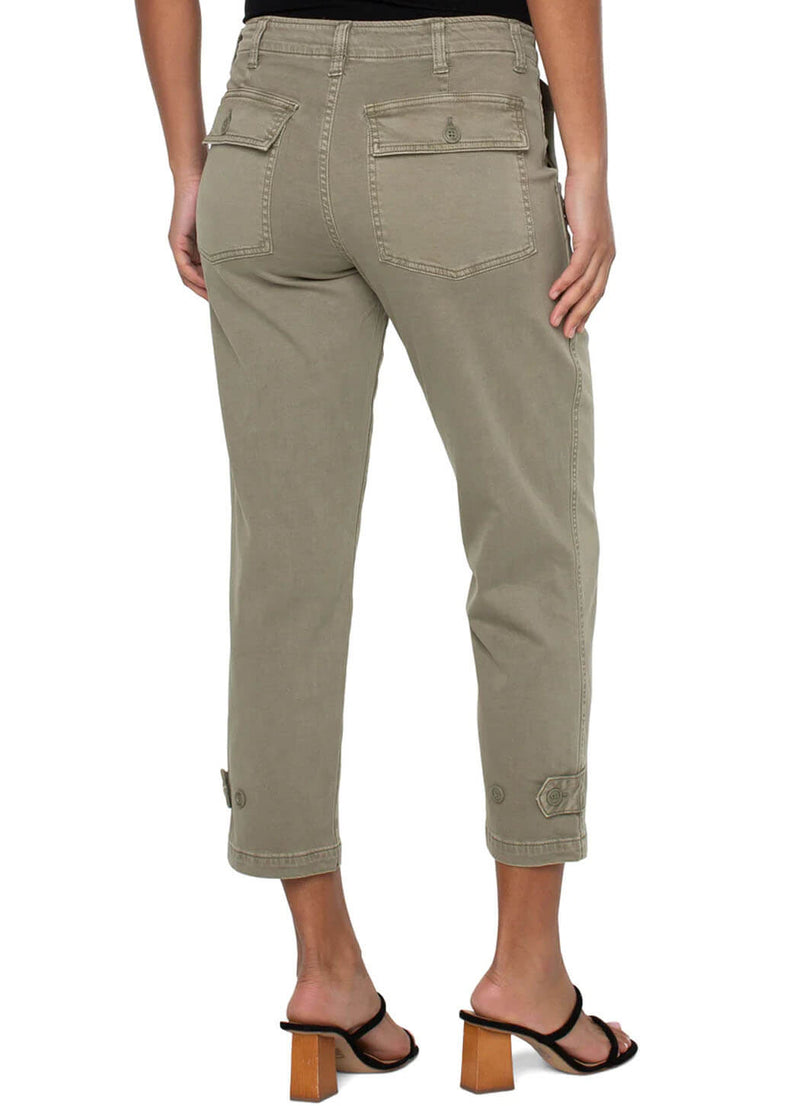 Liverpool Utility Cropped Cargo Pant