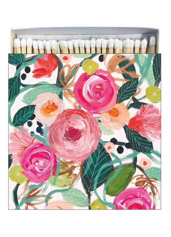 Decorative Square Matches - La Belle Rose