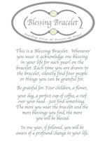 Blessing Bracelet Count Your Blessings In White Pearl