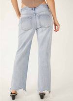 Free People Maggie Mid Rise Straight Jean
