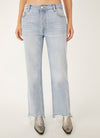 Free People Maggie Mid Rise Straight Jean