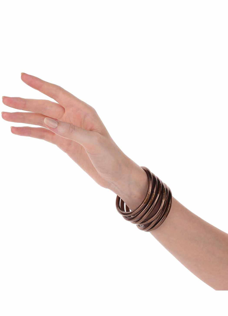 BuDhagirl Meteorite All Weather Bangles - Set of 6