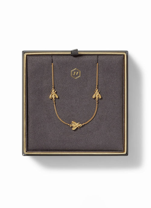 Julie Voss Bee Delicate Station Necklace