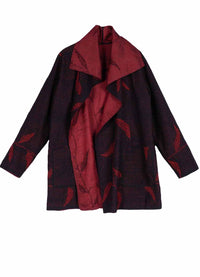 Mieko Mintz Night Bamboo Silk Cotton Kantha Jacket