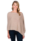 Alashan Cashmere Poncho in Natural