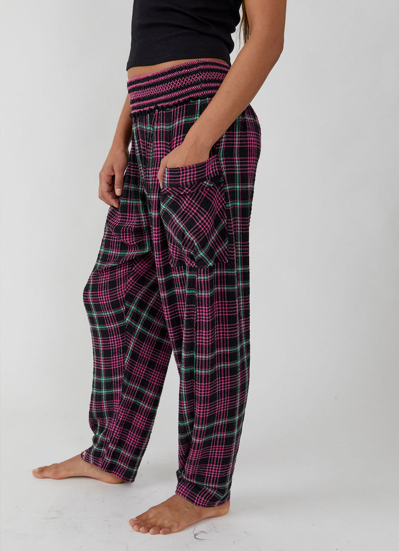 Free People Plaid About You Pants