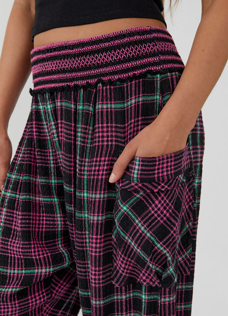 Free People Plaid About You Pants