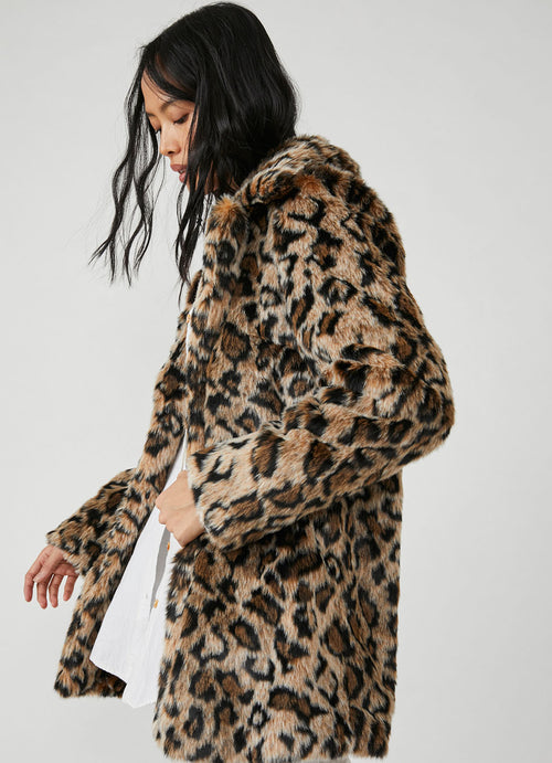 Free People Lola Leopard Blazer