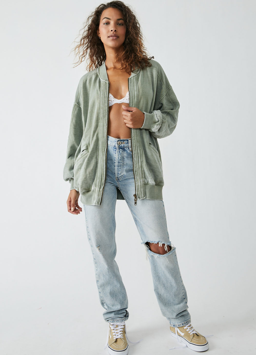 Free People Robby Bomber – Details Direct