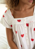 Printfresh Queen of Hearts Pintuck Nightgown