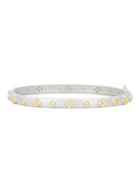 Freida Rothman Clover Hinge Bangle