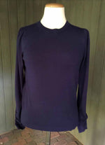 Elliott Lauren Ruched Sleeve Crew Sweater