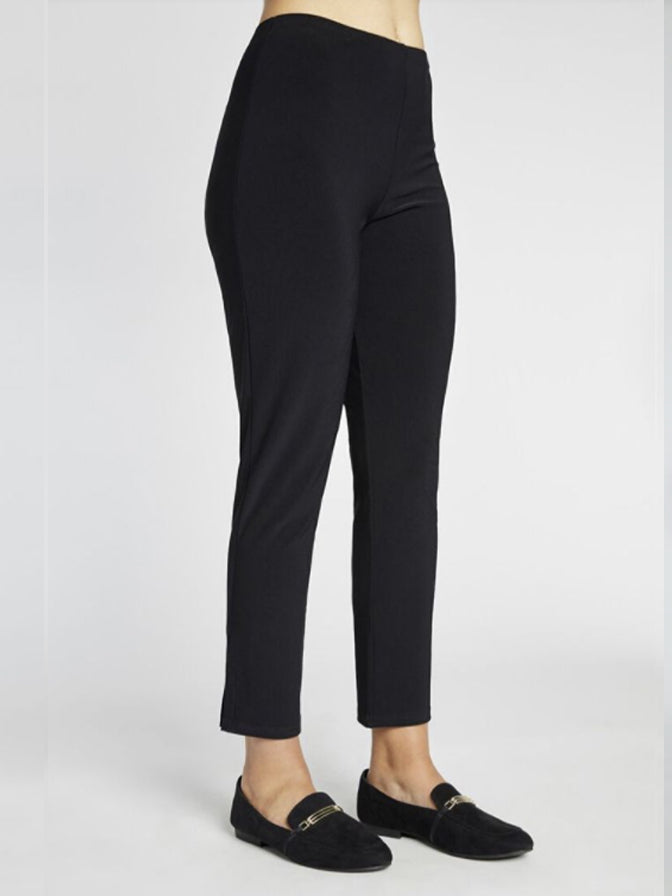 Sympli Lux Narrow Pant Midi Black
