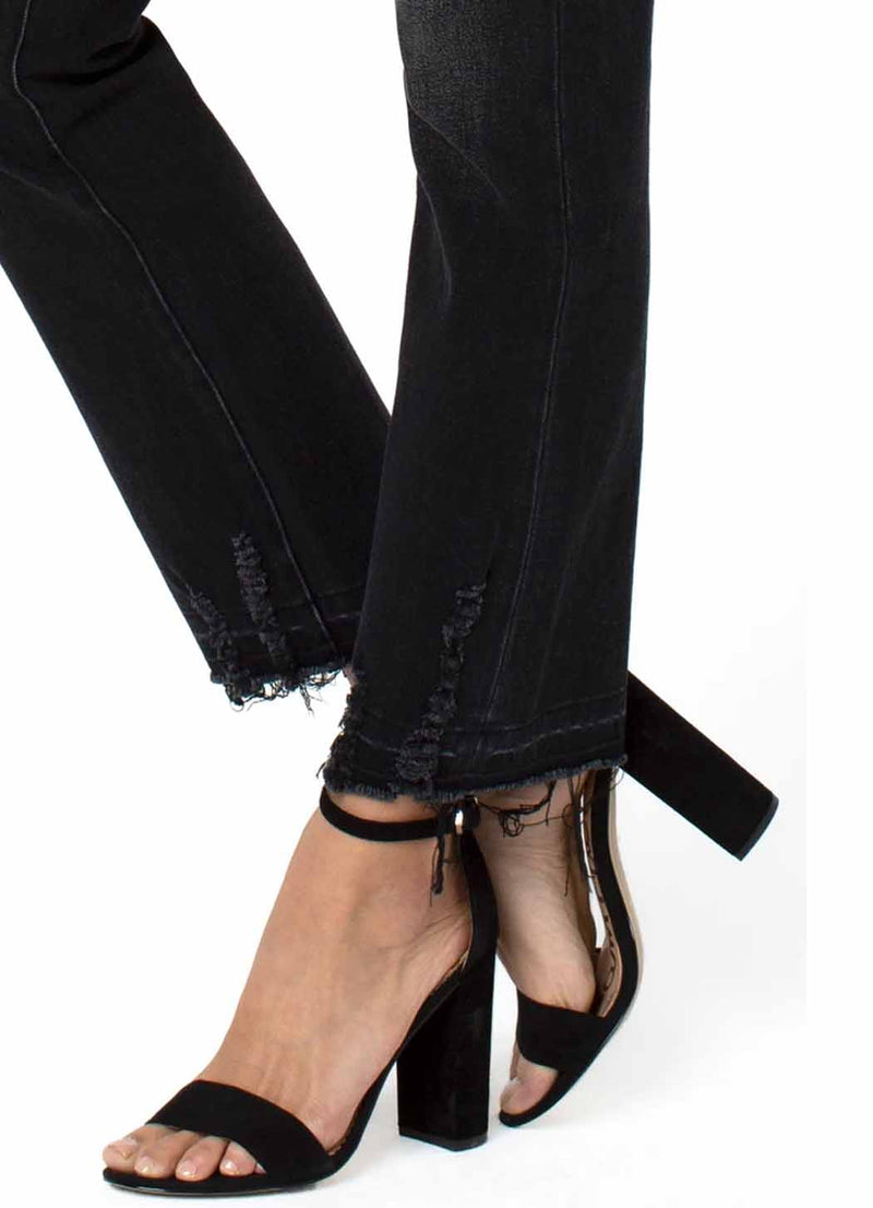 Liverpool Sadie Straight w/ Distressed Hem Jean