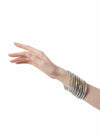BuDhagirl Silver All Weather Bangles - Set of 9
