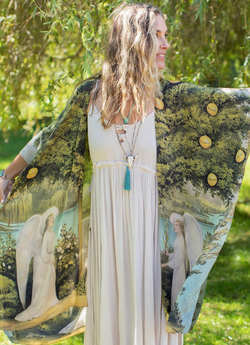 Market of Stars Tree of Life Starduster Bamboo Bohemian Kimono
