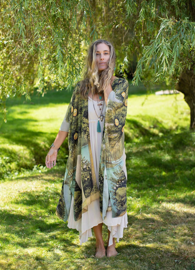 Market of Stars Tree of Life Starduster Bamboo Bohemian Kimono