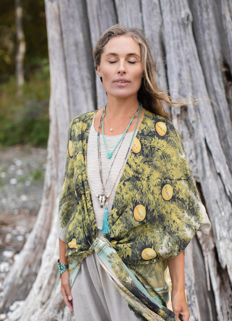 Market of Stars Tree of Life Starduster Bamboo Bohemian Kimono
